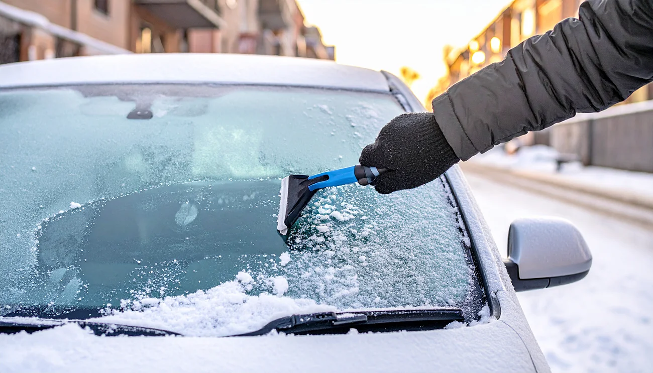 Kako najhitreje odmrzniti vetrobransko steklo, da vam med vožnjo ne začne spet zamrzovati