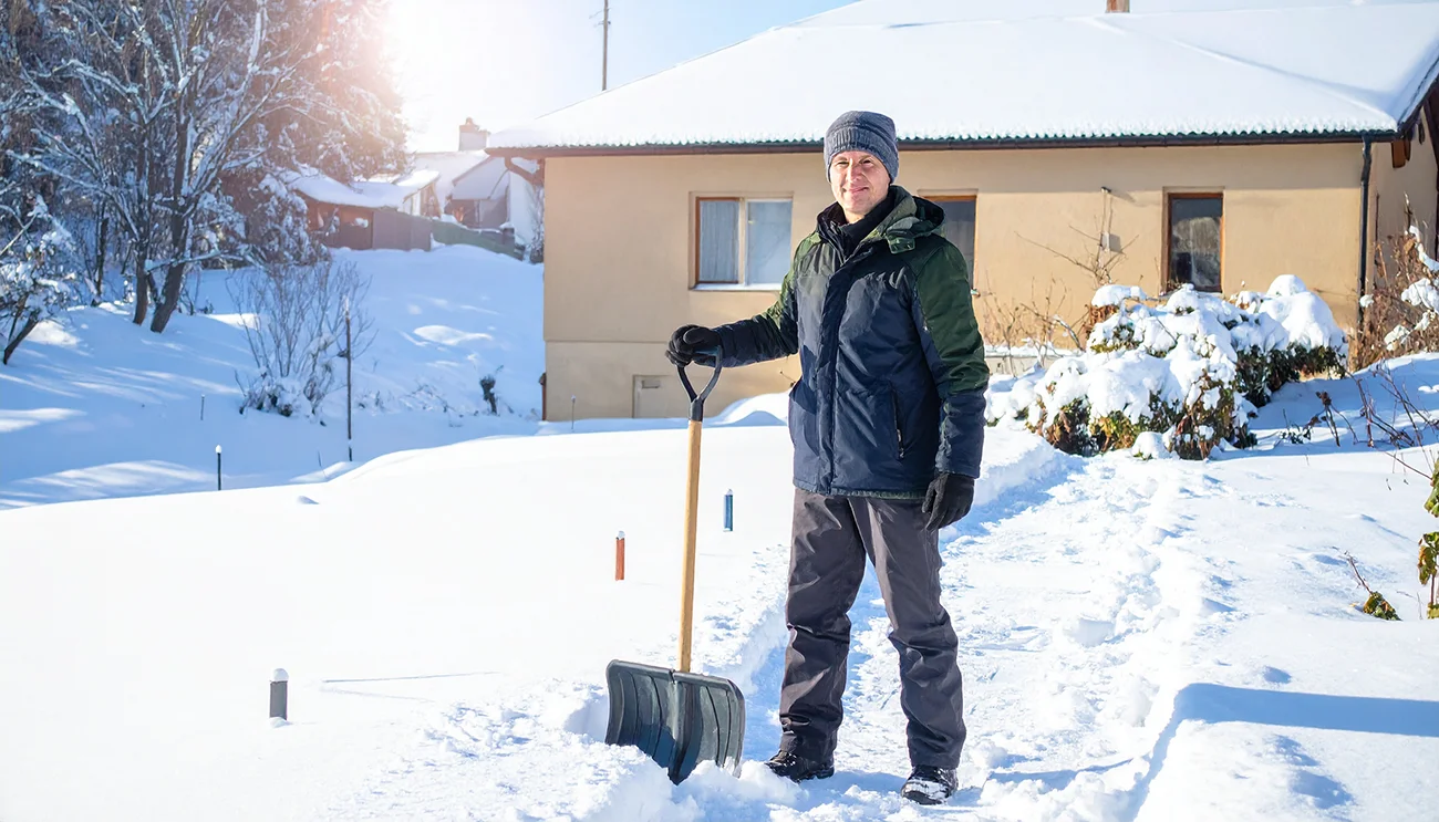To naredite, preden začnete kidati sneg in šlo bo veliko lažje
