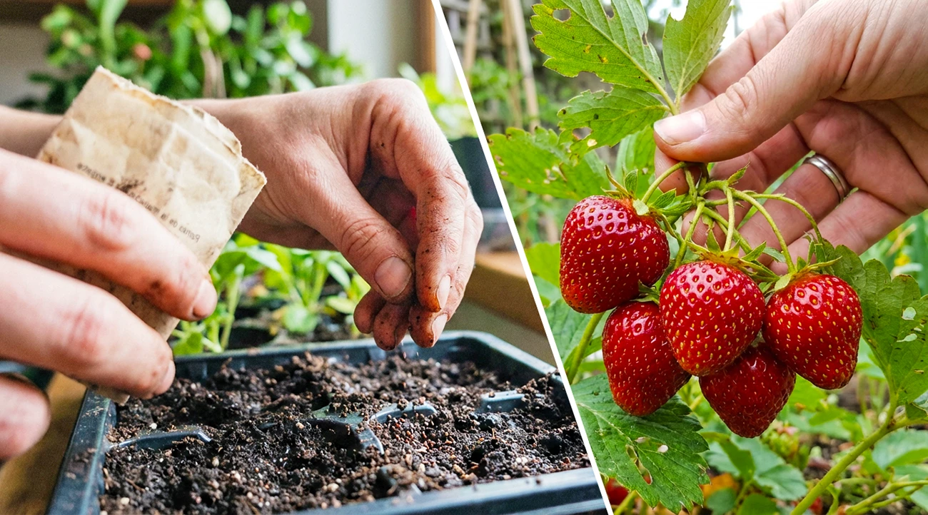 Le redki se lotijo tega že januarja: Vzgoja jagod iz semen za bistveno močnejše rastline spomladi