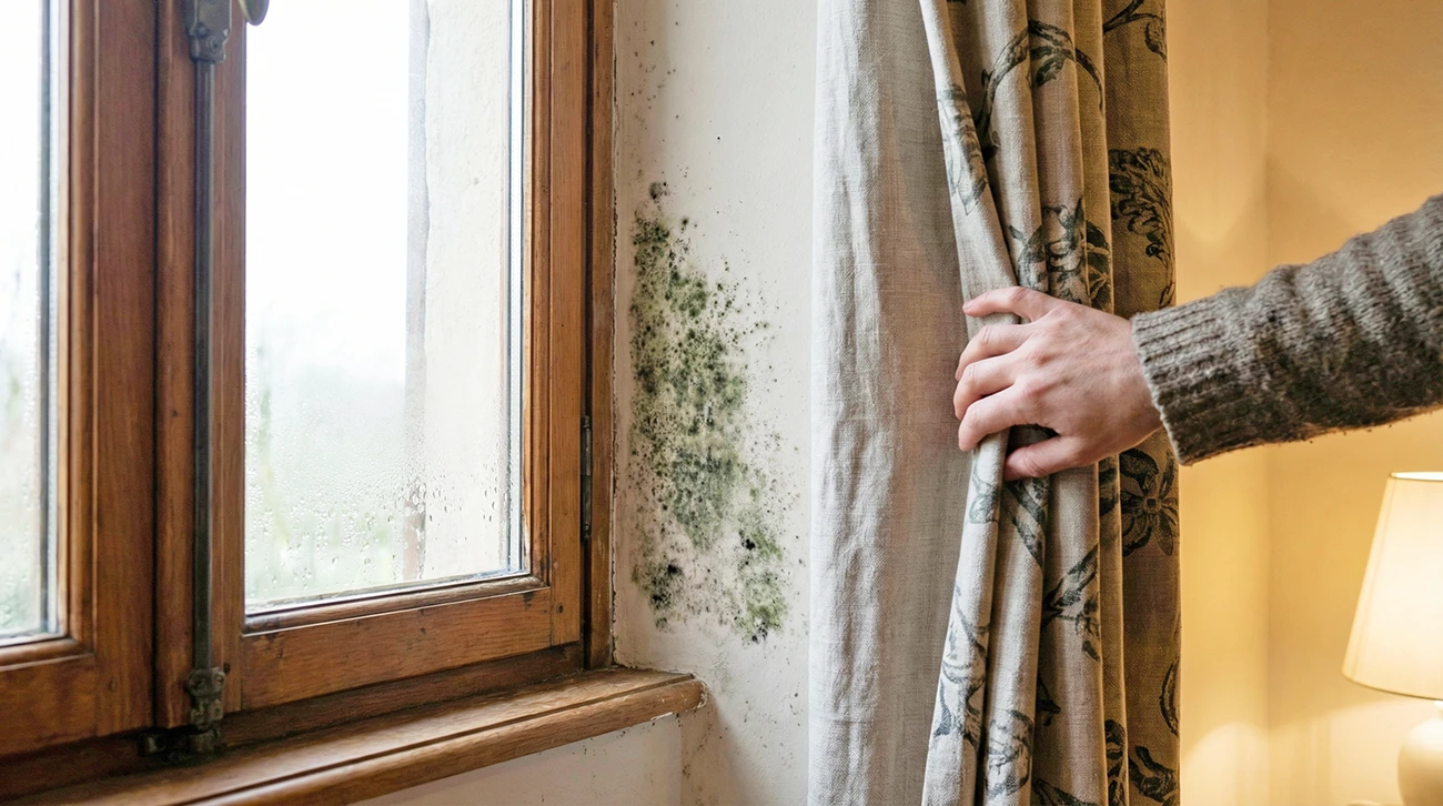 Zakaj se pozimi v spalnici pojavi plesen in kako to preprečiti