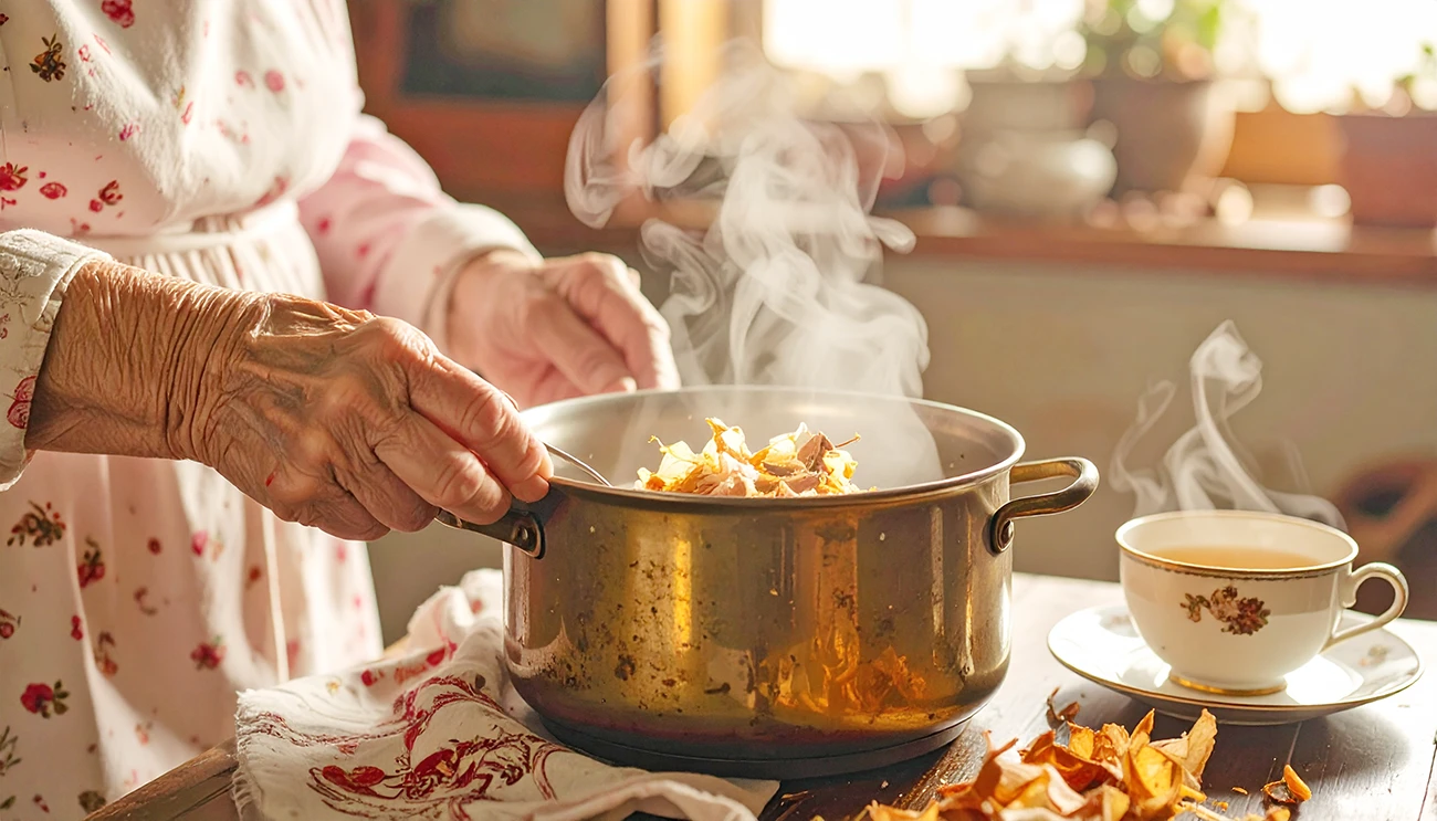 Zakaj so naše babice shranjevale čebulne olupke in jih kuhale v čaj