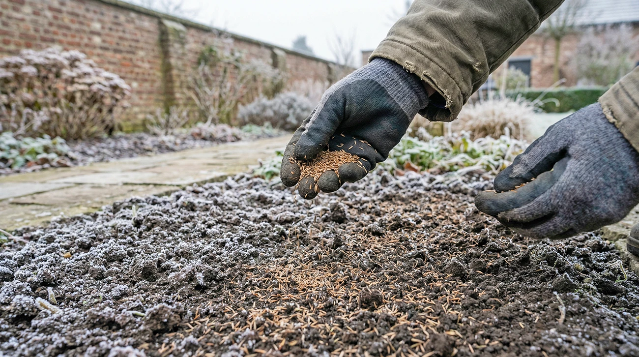 Kako posejati travo pozimi za boljšo trato spomladi?