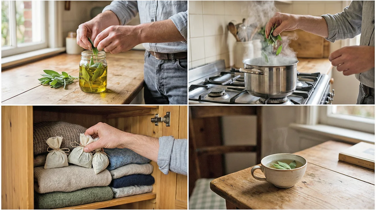 Načini uporabe žajbljevih listov