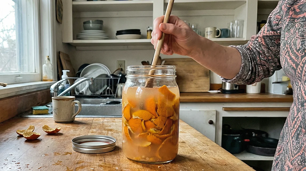 Naravno čistilo iz pomarančnih lupin: Enostaven recept za dišeč dom