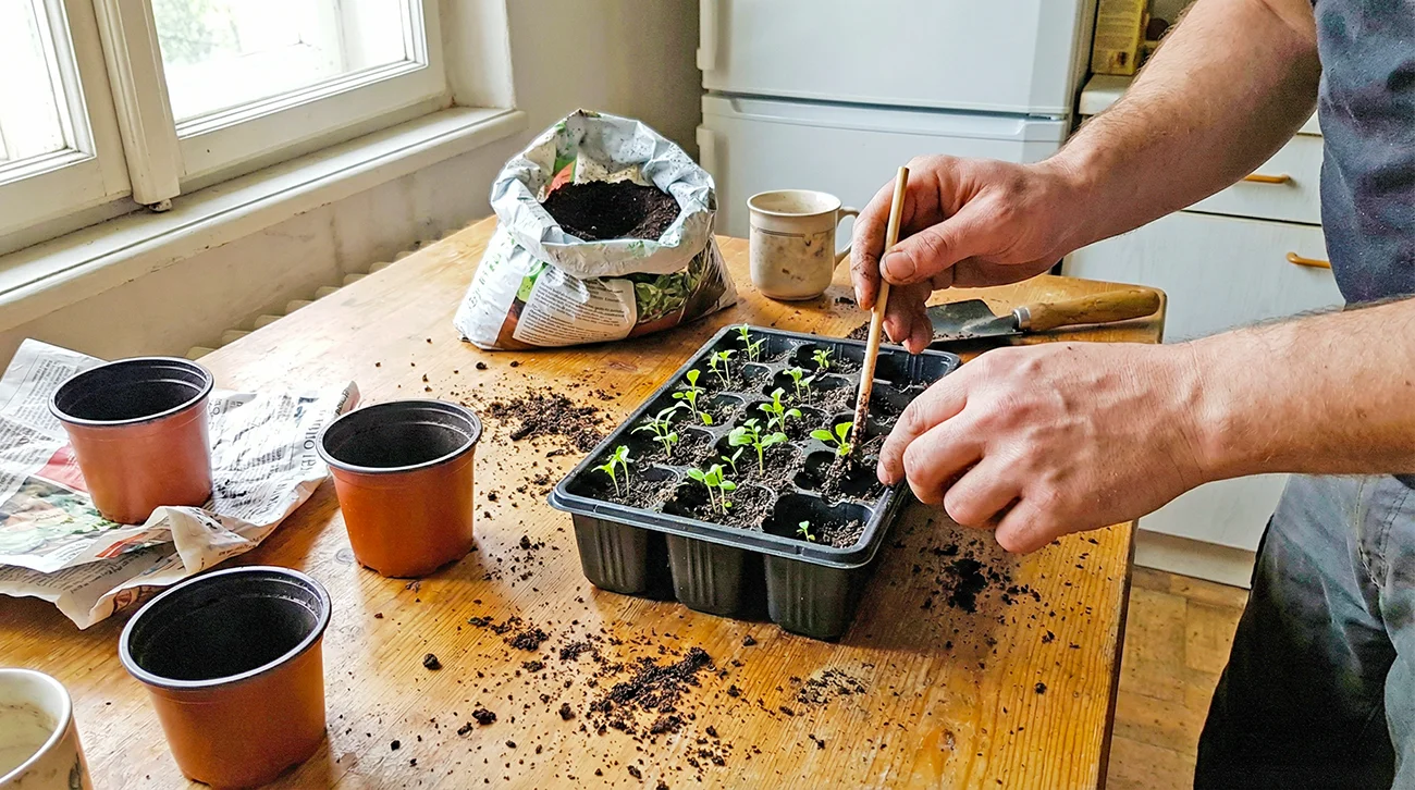 Pikiranje sadik: Kako in kdaj presajati za močne rastline