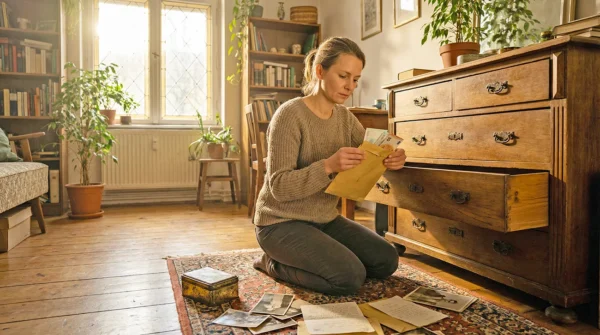 Po materini smrti je hcerka v predalu nasla kuverto z denarjem Po materini smrti je hčerka v predalu našla kuverto z denarjem. A ni bila namenjena njej