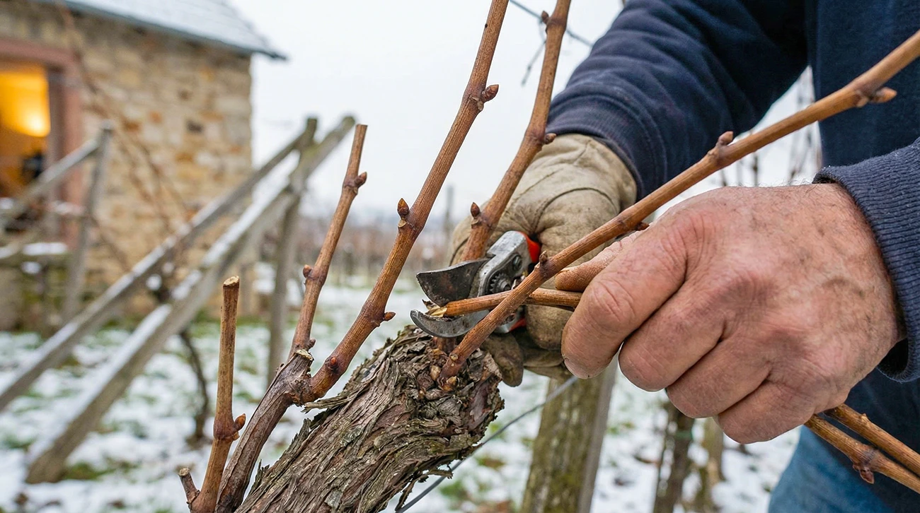 To napako pri obrezovanju vinske trte naredi največ ljudi