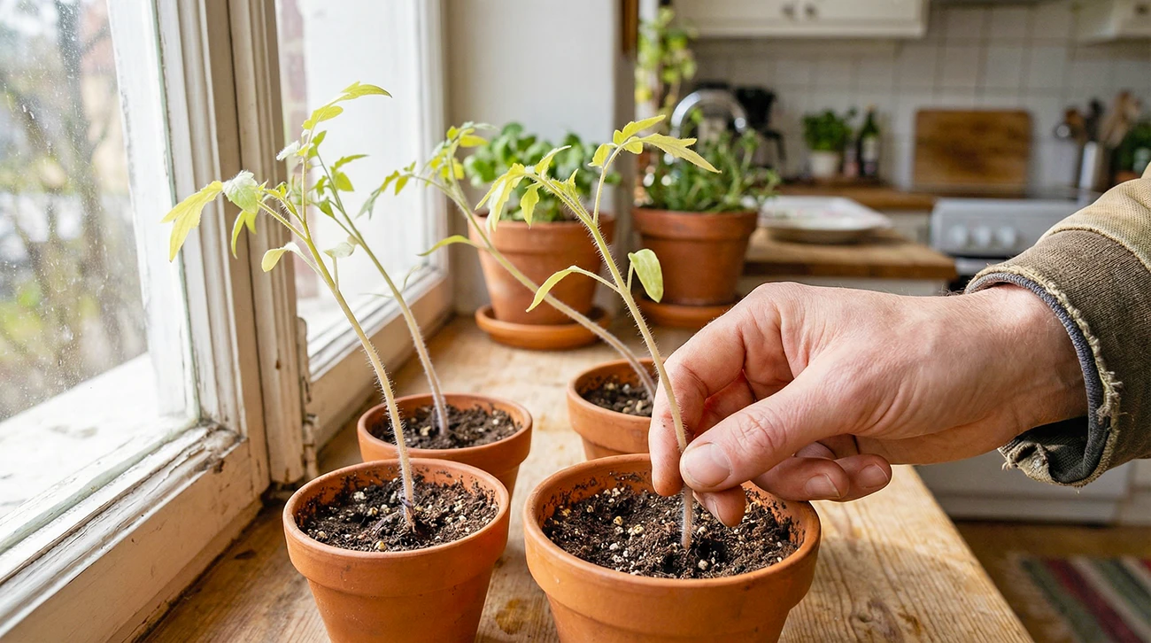 Zakaj paradižnik, posejan februarja, pogosto ne uspe