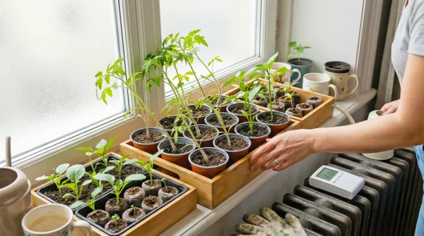 Zakaj sadike v toplem prostoru zrastejo previsoko Pretegnjene sadike: Zakaj v toplem stanovanju zrastejo previsoko?