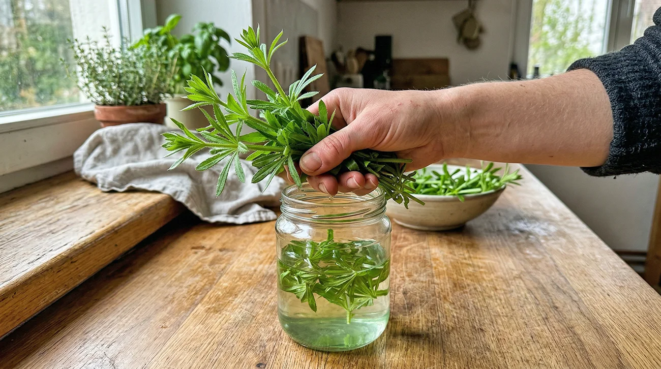 Hladni namok iz lakote: Preprost zeleni pomladni napitek