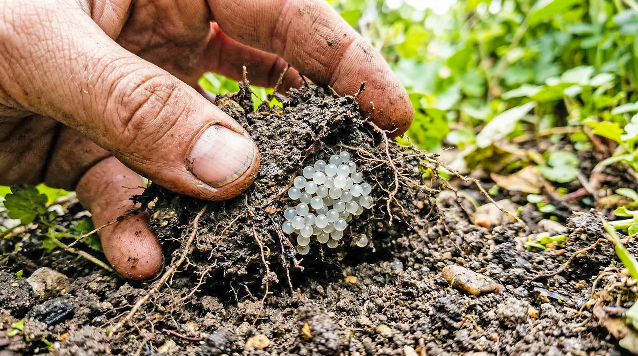 Če v zemlji opazite te bele mehurčke, jih ne ignorirajte
