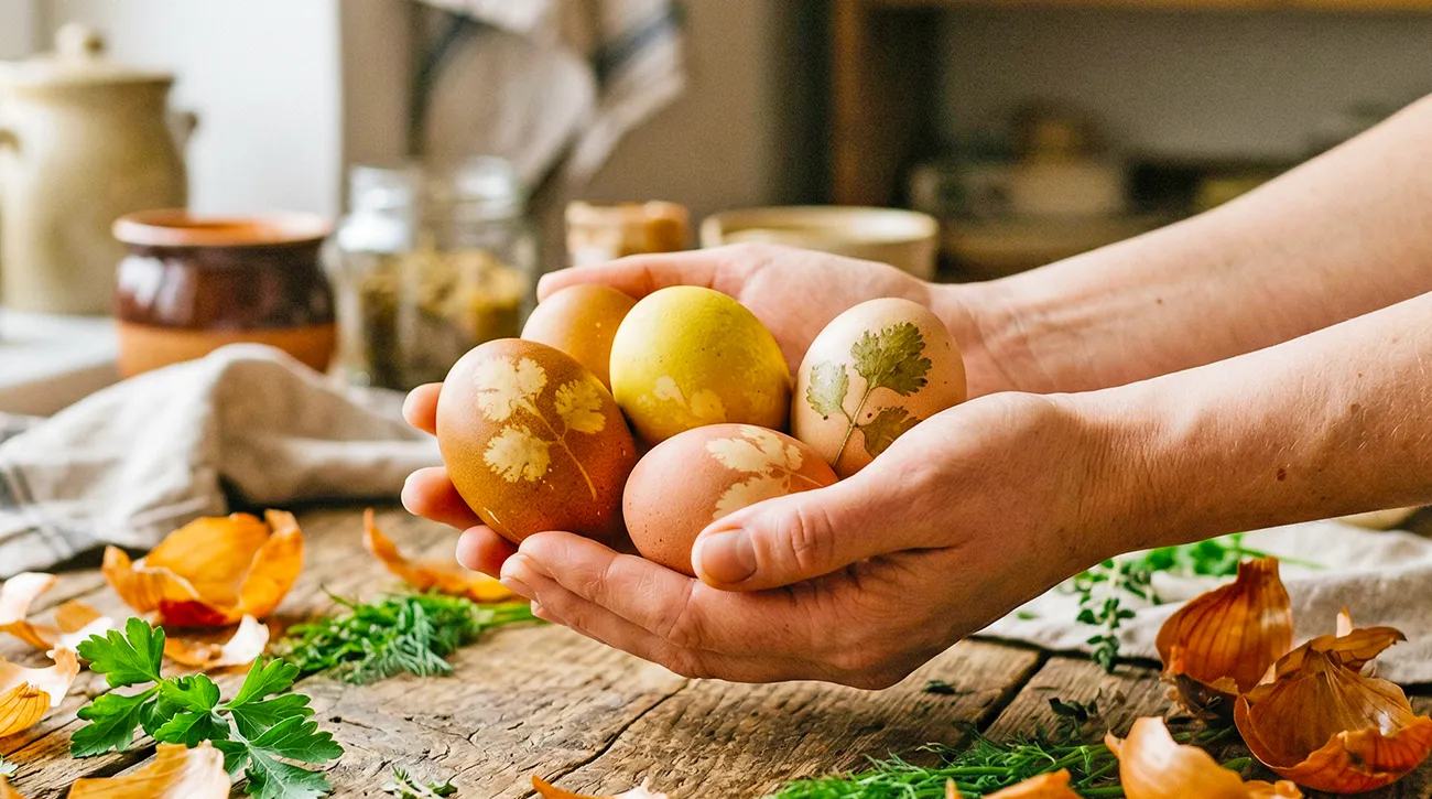 Naravno barvanje jajc: Preproste metode, ki ustvarijo najlepše odtenke