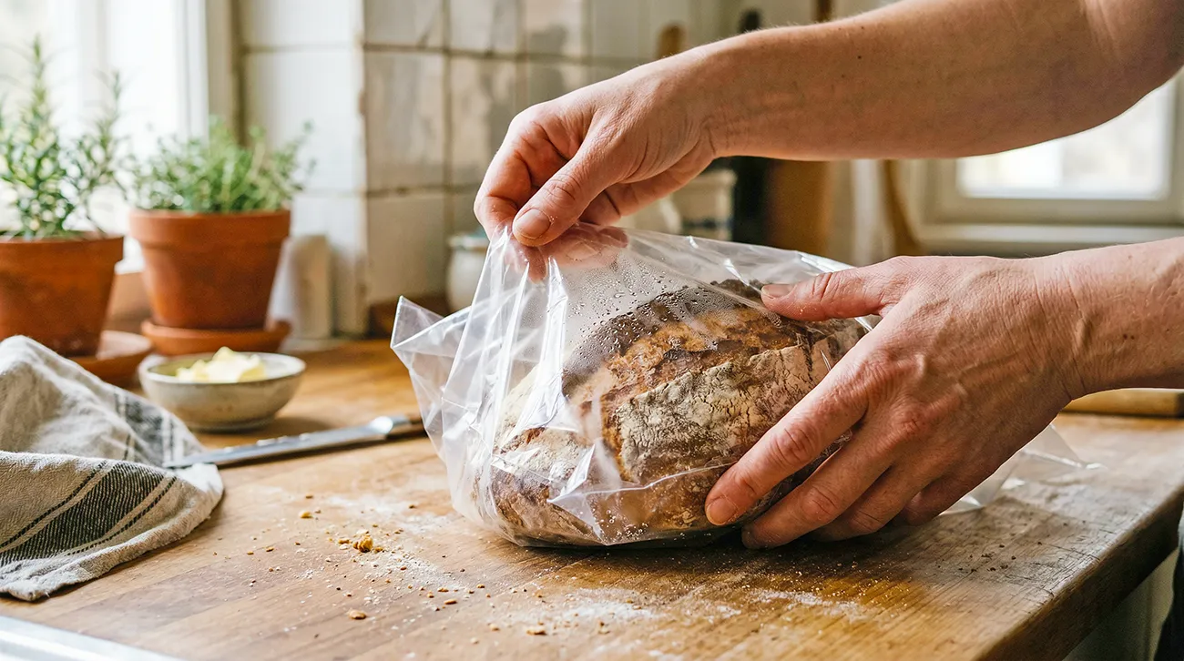 Najpogostejša napaka pri shranjevanju kruha, zaradi katere postane trd ali plesniv