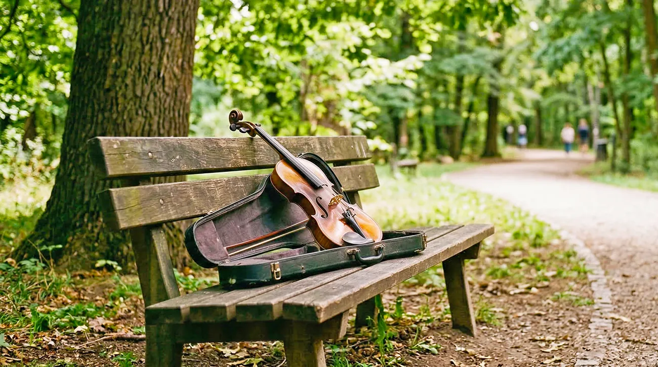 Dolga leta je igral v parku a ni sprejemal denarja – šele ko je izginil, so izvedeli, komu je igral