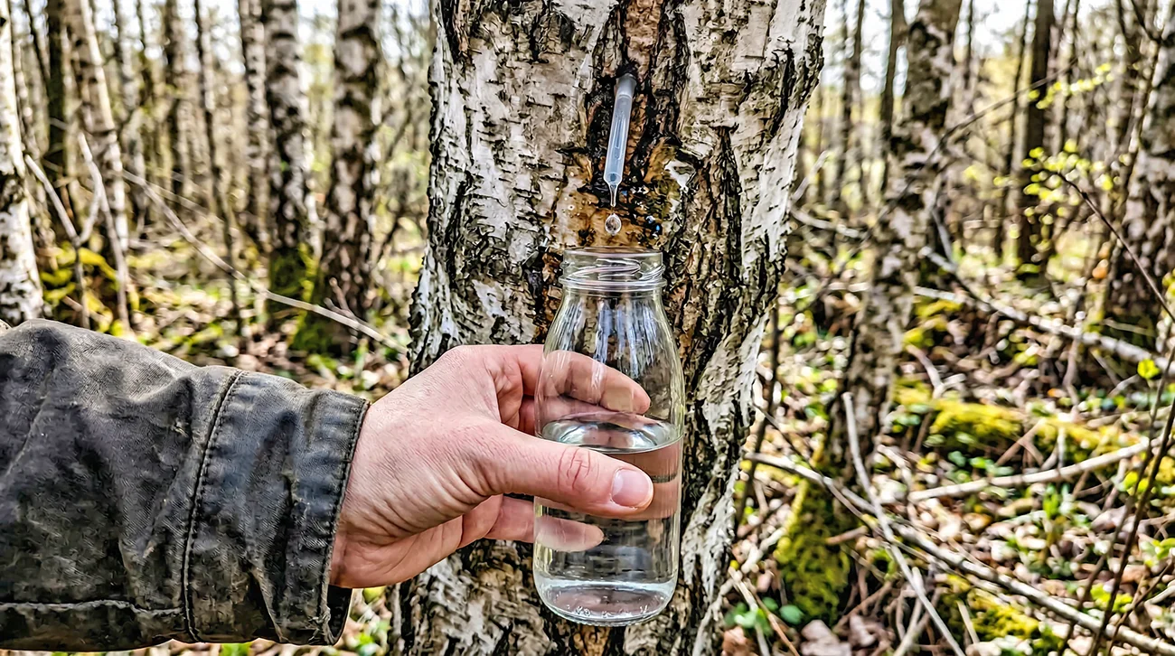 Zakaj ljudje spomladi zbirajo tekočino iz brezovih dreves