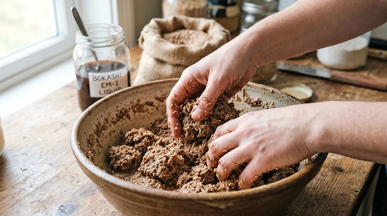 Bokashi posip izdelava Bokashi posip izdelava