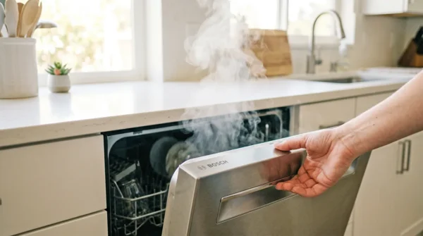 Kaj se zgodi ce odprete vrata pomivalnega stroja takoj po koncanem pranju Kaj se zgodi, če odprete vrata pomivalnega stroja takoj po končanem pranju?