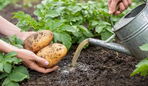 Kako zalivati krompir za vecje gomolje Kako zalivati krompir za večje in čvrste gomolje