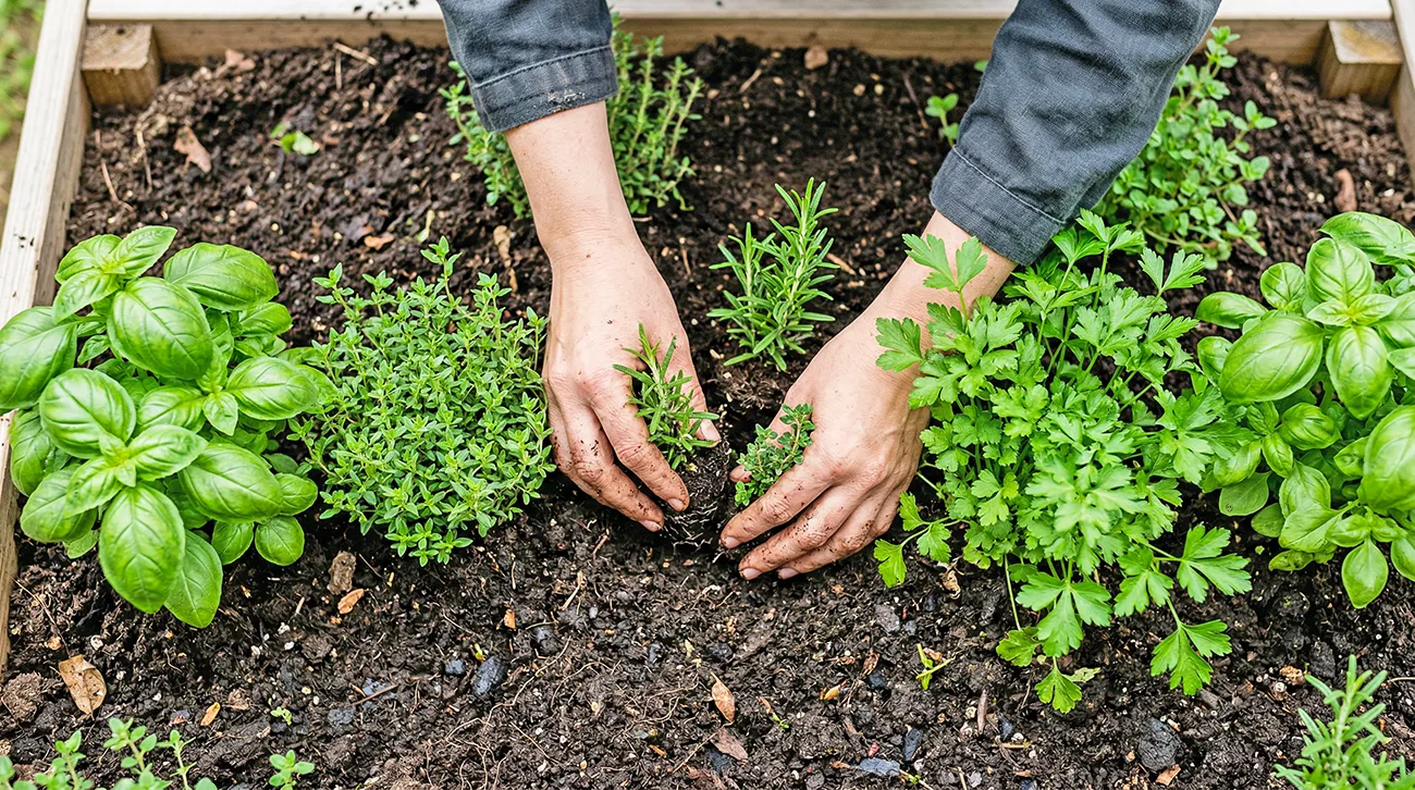 Sajenje v paru: katere vrtnine in zelišča najbolje uspevajo skupaj