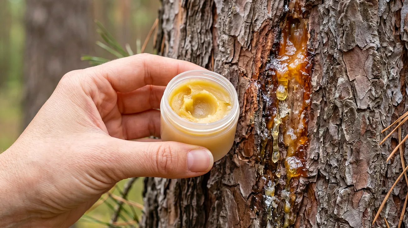 Mazilo iz borove smole – tradicionalni balzam, ki ga lahko pripravite doma