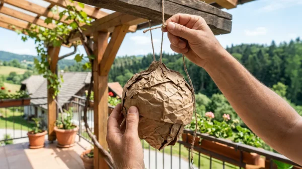 Papirnati trik proti osam navdusuje lastnike teras Trik proti osam navdušuje lastnike teras in vrtov