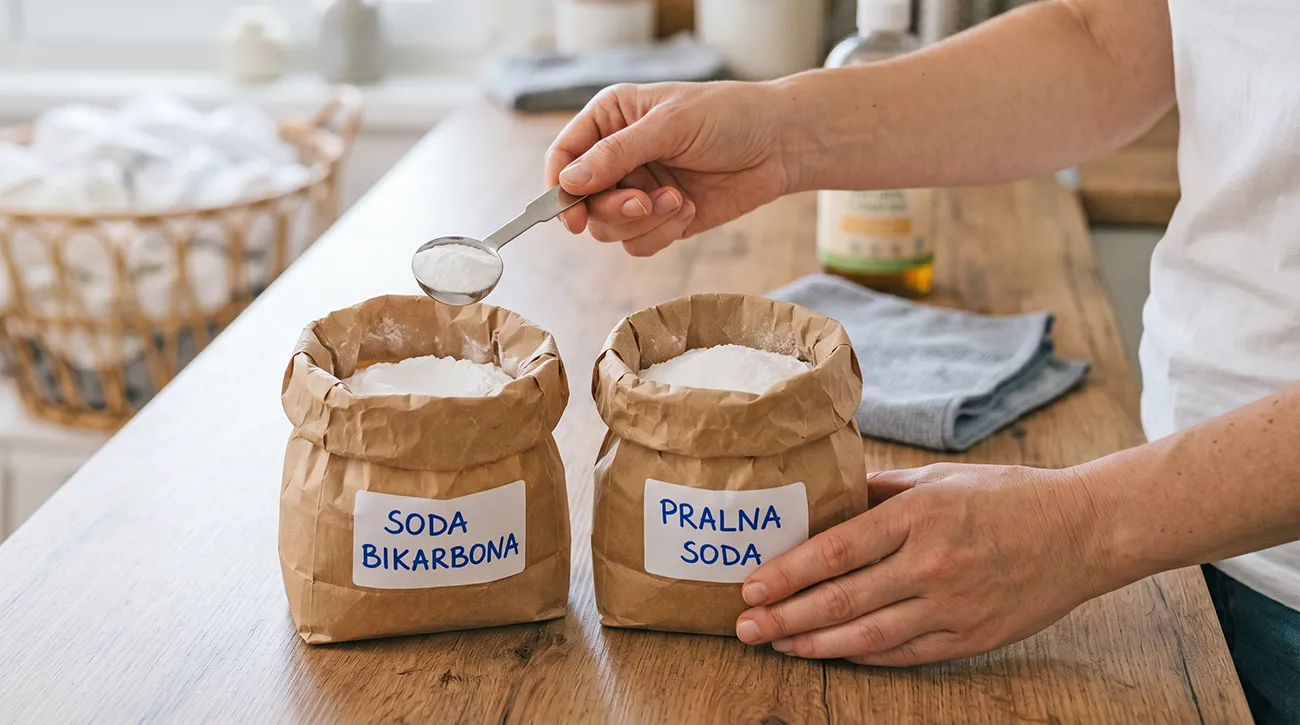 Soda bikarbona ali pralna soda? Razlika je večja, kot misli večina ljudi