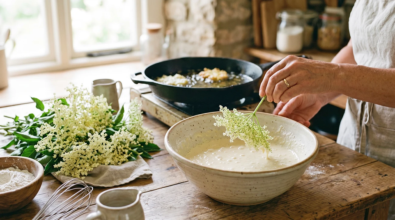 Ocvrti bezgovi cvetovi recept Ocvrti bezgovi cvetovi recept