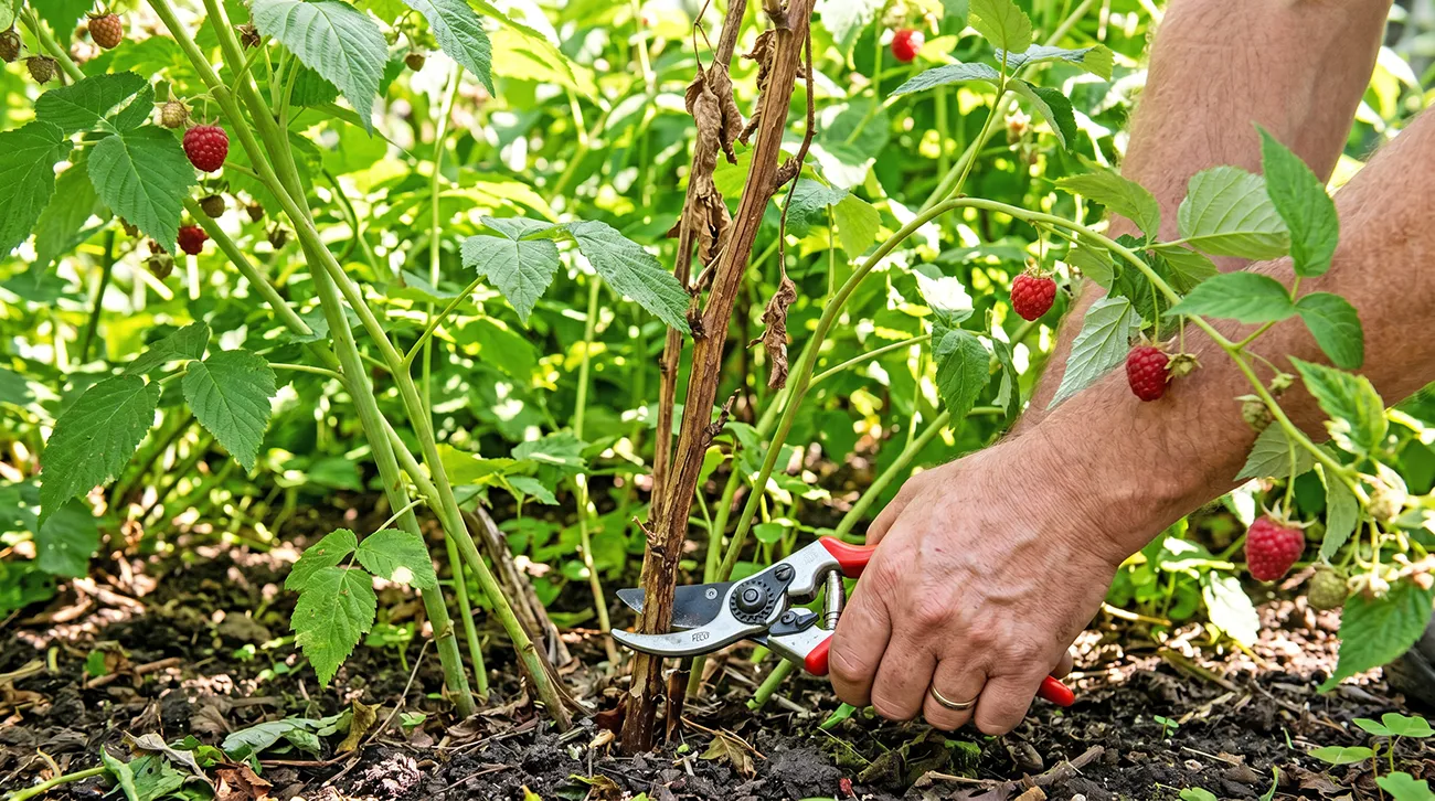 Ko poberete zadnje maline, naredite ta rez: Prihodnji pridelek se pripravlja že zdaj