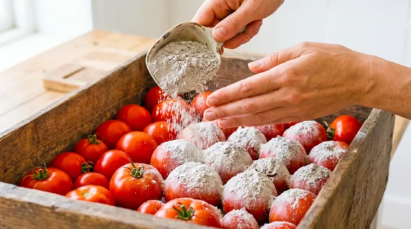 Naravno shranjevanje paradiznika v pepelu Naravno shranjevanje paradižnika v pepelu: Tradicionalna metoda za daljšo svežino