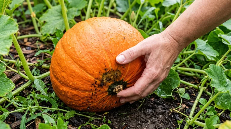 Vam buče še ležijo na vrtu? Po prvem septembrskem dežju jih ne pustite na mokri zemlji