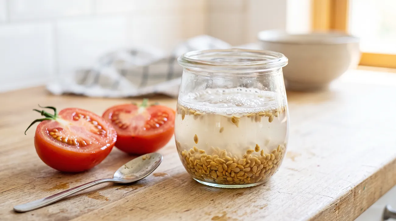 Fermentacija semen za shranjevanje: Paradižnik in kumare