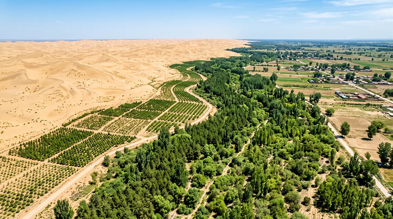 Kitajski zeleni zid: Že 66 milijard posajenih dreves