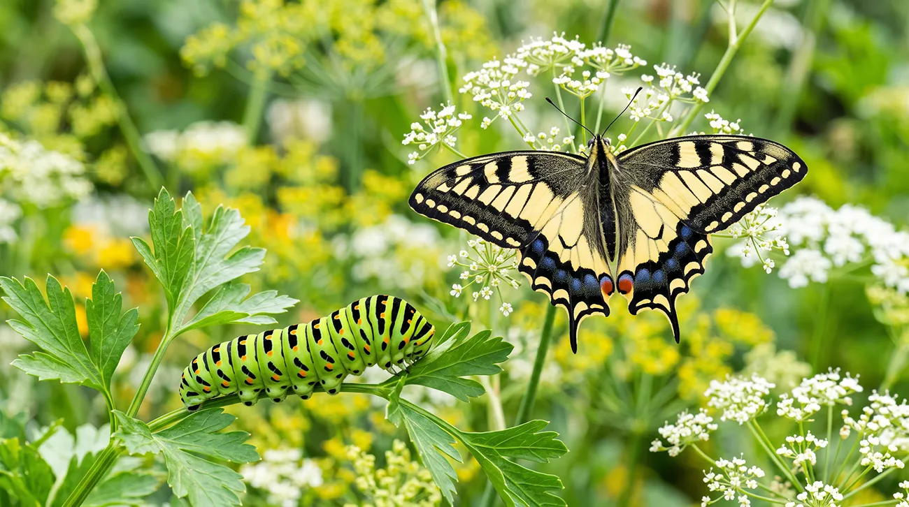 Lastovicar Papilio machaon Lastovičar (Papilio machaon)