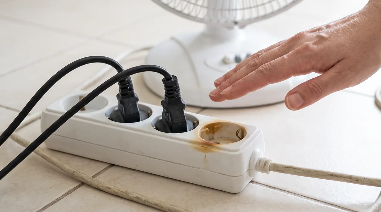 Pregret električni podaljšek: Kdaj je znak nevarnosti in kako ukrepati