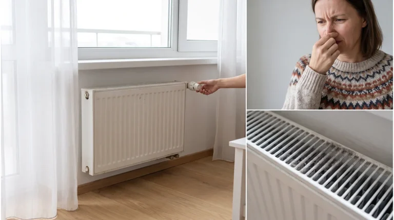 Ob prvem vklopu radiatorja vonj po zažganem? Prah ni edina stvar, ki jo morate preveriti
