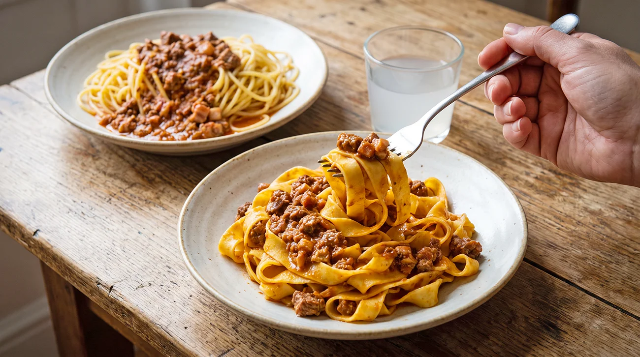 Špageti z bolonjsko omako so napaka: Zakaj Italijani nikoli ne mešajo testenin po naključju?