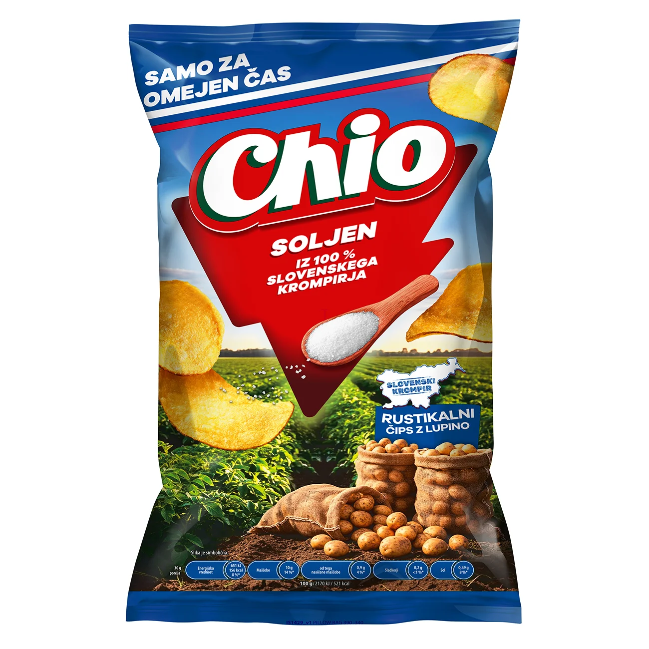 CHIO Rustikalni Cips 200 Packshot CHIO Rustikalni Cips 200 Packshot